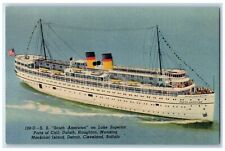 c1940's Steamship South American On Lake Superior Buffalo New York NY Postcard picture