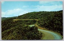 Us Route 33 North Fork Mountain Pendelton County West Virginia Va Postcard picture