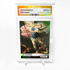 ST. MICHAEL Card 2023 GleeBeeCo Holo Paint Slabbed Luca Giordano #STL3-L /49 picture