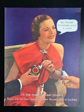 Vintage 1935 Lucky Strike Cigarettes Print Ad picture