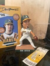 Dan Haren,	Oakland A's MLB 2006 bobblehead with ticket stub picture