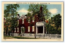 c1940 Boyhood Home Robert Lee Exterior Building Alexandria Virginia VA Postcard picture
