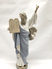 Lladro Moses porcelain Religious Figurine 16'' x 7'' wide. picture