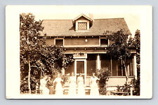 RPPC Woman Pose at Cosy Home Inn? Okauchee Wisconsin WI Real Photo Postcard picture