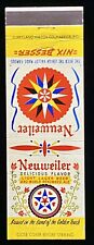 NEUWEILER Brewery Allentown PA Vintage Front-Strike Matchbook Cover B-3043 picture