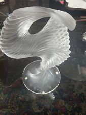 Lalique Moyen Modele. Frosted Crystal  ”TROPHEE” Dancer/Ice-skater Sculpture. picture