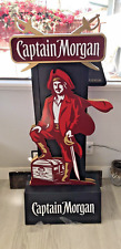 4FT CAPTAIN MORGAN RUM Double Sided PIRATE STATUE SIGN Advertising Display picture