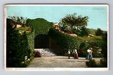 Pittsburg PA-Pennsylvania The Tunnel Walk, Highland Park, Vintage c1910 Postcard picture