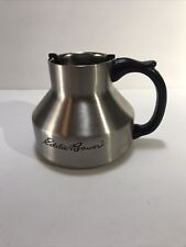 Vintage 1989 Eddie Bauer Bergschrund Stainless Steel Travel Coffee Mug 16 Oz picture
