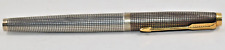 Vintage Parker 75 Sterling Silver Cap & Barrel Ballpoint Pen - BEAUTIFUL picture