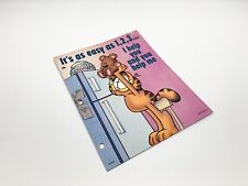 Garfield Vintage Mead Folder “Easy as 123… I help you and you help me