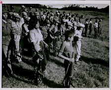 LG826 Original Photo NUCARAGUA GUERILLAS ca 1983 Young Recruits Foot Soldiers picture