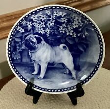 Lekven Design Original DogPlate #7286 Mops Pug- REDUCED FROM $40 picture