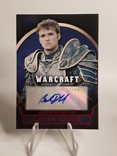 2016 Topps Warcraft Horde Red 16/25 Burkely Duffield as Callan Lothar Auto picture