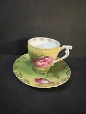 Antique German Demitasse Cup And Saucer  picture