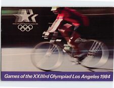 Postcard Competitive cycling 1984 Summer Olympics Los Angeles California USA picture