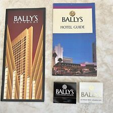 BALLY’S Hotel & Casino Las Vegas Vintage Brochure, Hotel Guide And Matchbooks picture