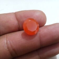 Fabulous Orange Carnelian Round Shape 7.75 Crt Unique Top Faceted Loose Gemstone picture
