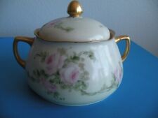 P.K. SILESIA Porcelain Yellow Rose Creamer with Lid J3 picture