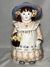 Takahashi Cookie Jar Made in Japan Vintage 1970's Little Girl Ceramic RARE picture