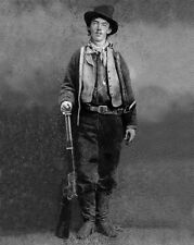 1879 Old West Outlaw BILLY THE KID Glossy 5x7 Photo Vintage Gunfighter Print picture
