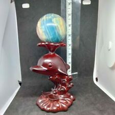 Blue Onyx Sphere and Dolphin Holder picture