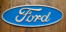 Ford Oval Logo Aluminum Cast Sign 19