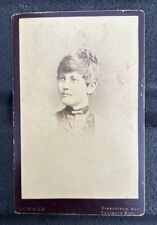 Antique cabinet card photo -Young Woman - Columbus, Mississippi & Birmingham, AL picture