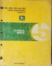 John Deere TM1426 Technical Manual 200 Series Lawn and Garden Tractors Nov 1989 picture