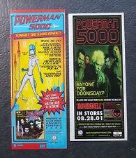 Powerman 5000 Albums Promos Print Advertisements Vintage 2000 & 2001 picture