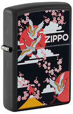 Zippo Kimono Design Black Matte Windproof Lighter, 48182 picture