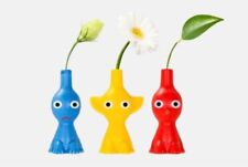 PIKMIN Vase Blue Red Yellow Nintendo Tokyo set of 3 New picture
