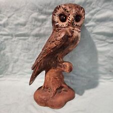 Old Vintage Ceramic Horned Owl Bird Figurine Curio Cabinet Shelf Decor 11