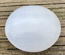 Selenite Palm Stone  Cleansing Protection Insight 29310E picture