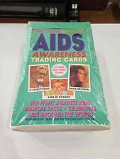 Vintage AIDS Awareness 1993 Trading Cards Factory Sealed Box picture