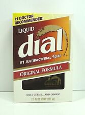 1995~Liquid Dial Antibacterial Soap 7.5 Fl Oz Original Box Advertising Prop NOS picture