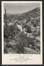 South Mountain Park 28 Miles Trails Phoenix Arizona Vintage Chrome Postcard A77 picture