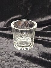 Vintage Heavy Lead Crystal Glass Votive Candle Holder 24% Lead Crystal  picture