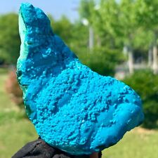 100G Natural Chrysocolla/Malachite transparent cluster rough mineral sample picture