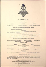 Feb 27 1928 New Palm Beach Hotel PALM BEACH FL Dinner Menu Prof Springer MAGIC picture