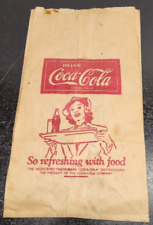 1930s Coca-Cola No-Drip Bottle Protector - splitting damage-see photos picture