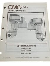 Vintage 1986 OMC Sea Drive Parts Catalog Nautical Optional Equipment￼ picture