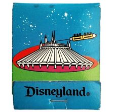 Disneyland Space Mountain Vintage Matchbook Walt Disney Matches Unstruck E19C picture