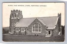 Northfield MA-Massachusetts Russell Sage Chapel Seminary Vintage c1910 Postcards picture