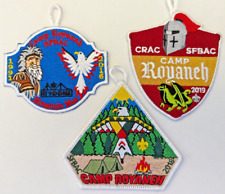 2016, 2018, 2019 (Lot of 3) Camp Royaneh Patches San Francisco Bay Area Council picture