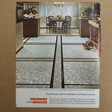 1966 Kentile Au Naturel Vinyl Floors Print Ad 10.5