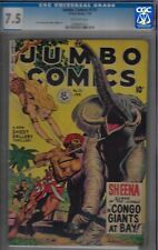 JUMBO COMICS #131  CGC 7.5  VF--1950  FICTIONHOUSE --KAMEN ART-HIGHER GRADE picture