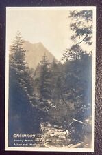 RPPC Chimney Tops Smoky Mountain National Park Jack Huff Photo Postcard  picture