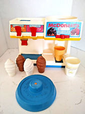 Fisher Price McDonald's Soft Serve Ice Cream, 1988 Vintage, 4 scoops, Cone, Cup picture