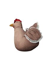 Vintage Handmade Rooster Chicken Plush Decor picture